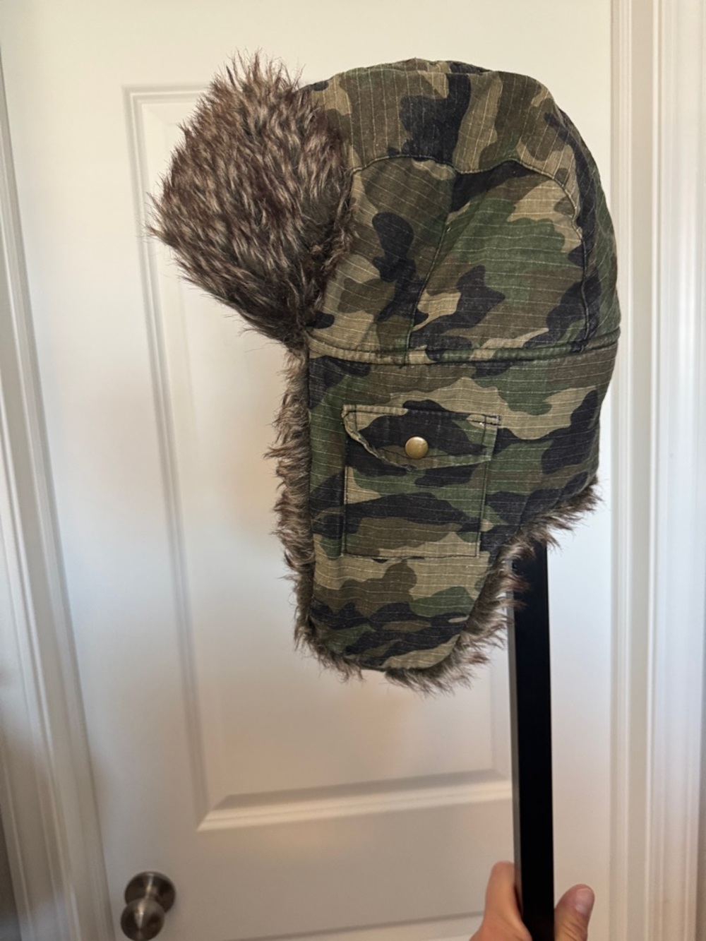 Dickies Brown Faux Fur Trooper Hat - Picture 4 of 4
